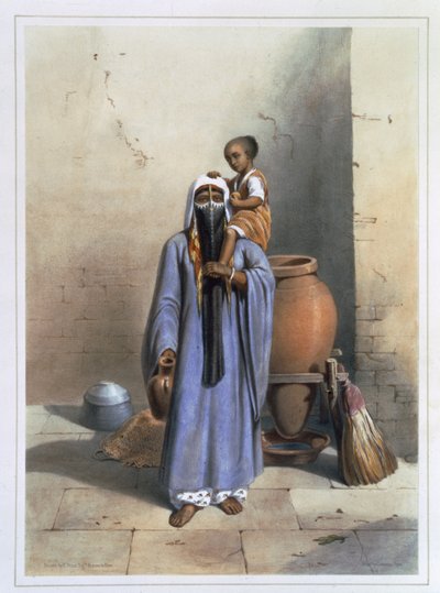 Fellah Woman and Child, illustration from 